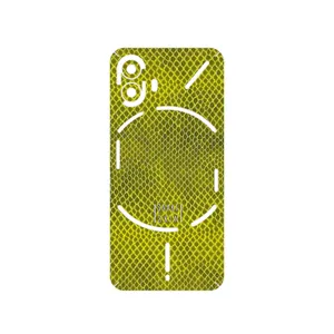 MAHOOT Yellow Snake Skin Cover Sticker for Nothing Phone 2