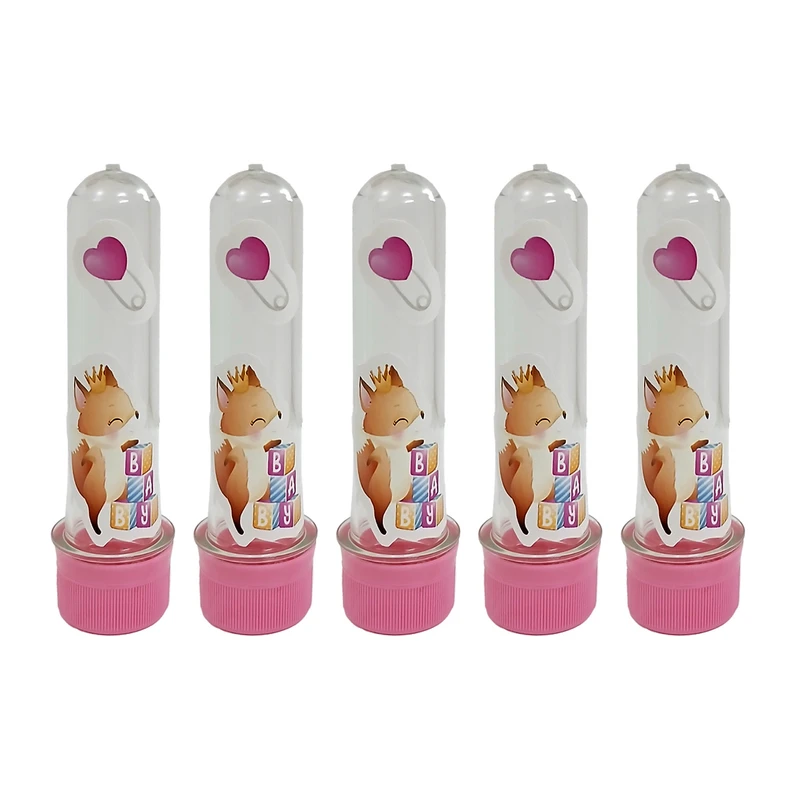 گیفت کپسول اسمارتیز مدل روباه بی بی دختر طرح 01 مجموعه 5 عددی
