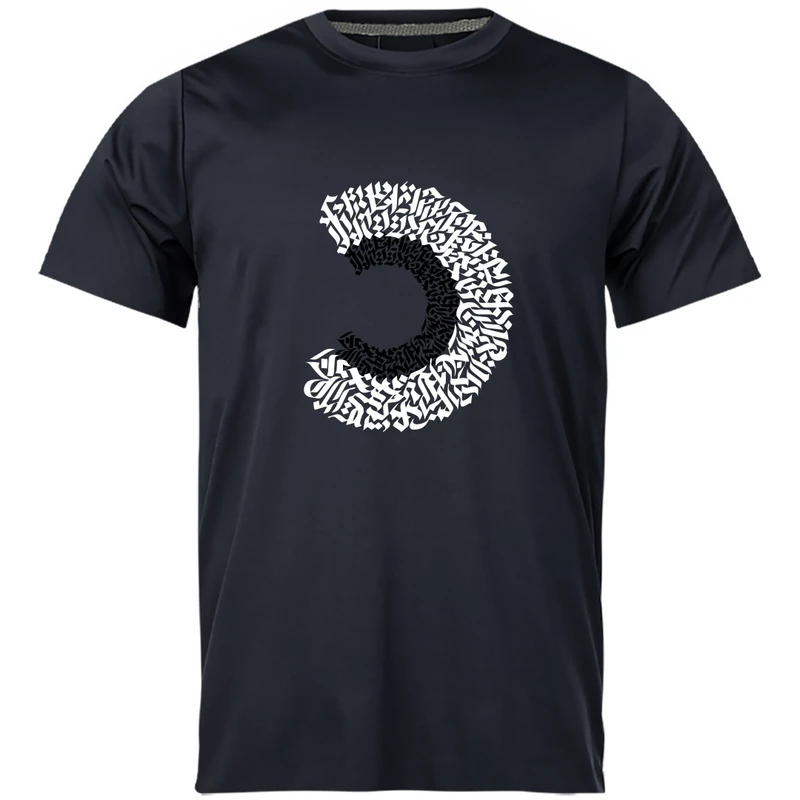 تی‌شرت آستین کوتاه مردانه مدل 113 calligraphy