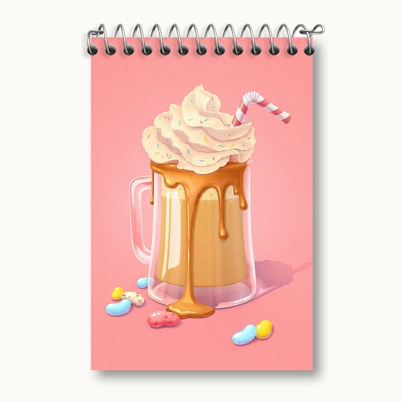 دفتر یادداشت 50 برگ خندالو مدل شیک کارمال کد F1197