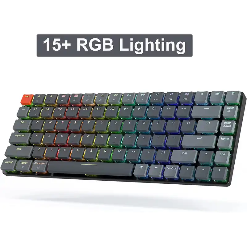 کیبورد مخصوص بازی کیکورن مدل K3 V2 Low Profile BROWN SWITCH