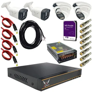 Raymoon CCTV security camera system, model 2 megapixel, code RP-2MP-MS1T-4C-24