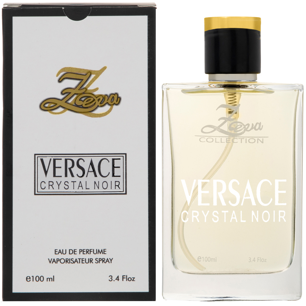  ادو پرفیوم زنانه زوا مدل Versace Crystal Noir حجم 100 میلی لیتر