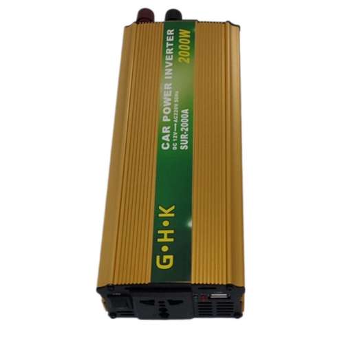 مبدل برق خودرو جی اچ کا مدل 12V-TO-220V-2000W