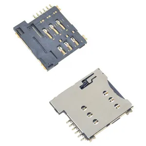 سوکت سیم کارت مدل 6Pin-Micro.SIM.Auto بسته 2 عددی