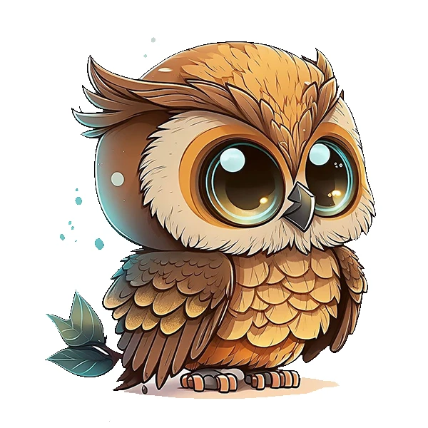 استیکر پارچه و لباس پاد آفرین طرح جغد کد 3340