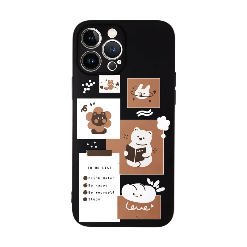 کاور قاب گارد طرح روزمرگی خرس کد f6628 مناسب برای گوشی موبایل اپل iphone 13 Pro