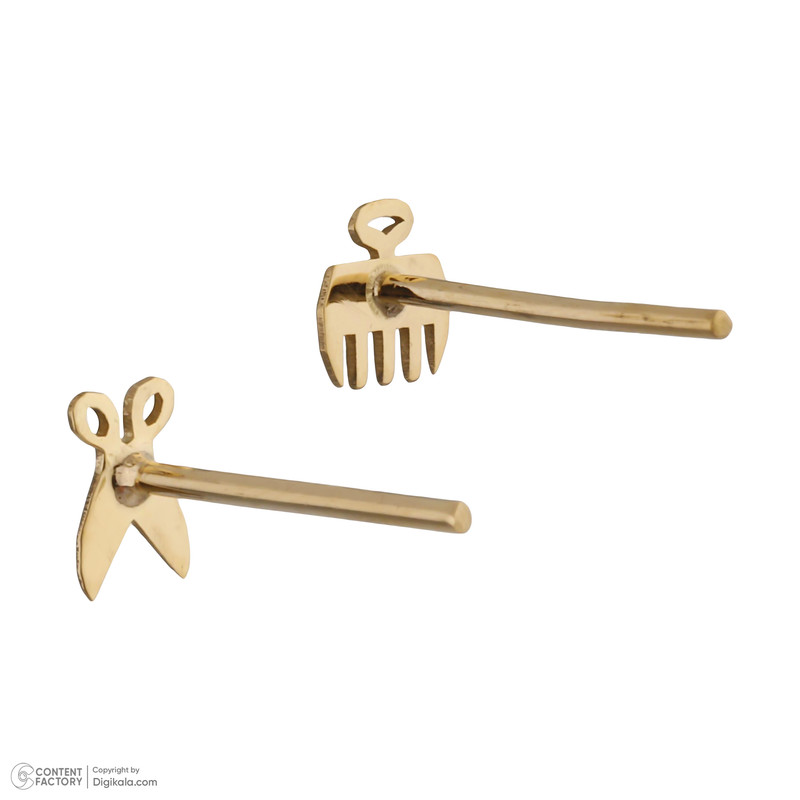 گوشواره طلا 18 عیار دخترانه پرسته مدل We764