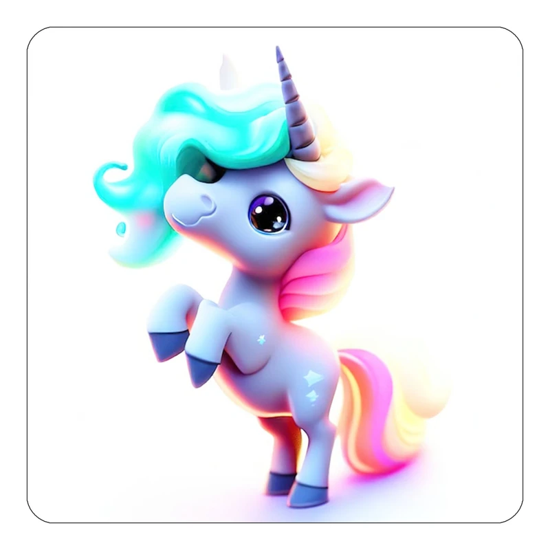 مگنت کاکتی طرح اسب تک شاخ و یونیکورن مدل mp32793