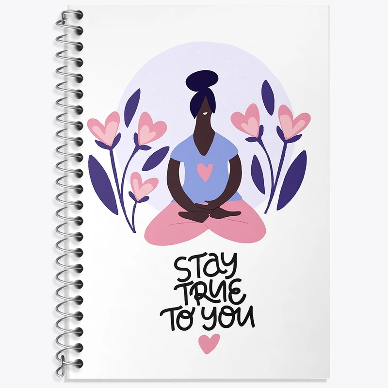 دفتر لغت 50 برگ خندالو طرح Stay True To You کد F1922