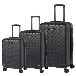 مجموعه 3 عددی چمدان کاترپیلار مدل PLATE