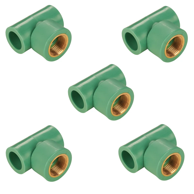 اتصال سه راهی مدل 25*1/2 بسته 5 عددی