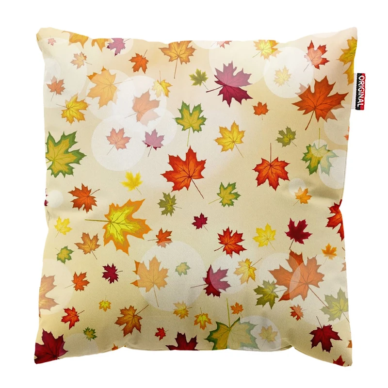 کوسن پاد آفرین طرح برگ و پاییز سایز 30*30 سانتی متر کد 789