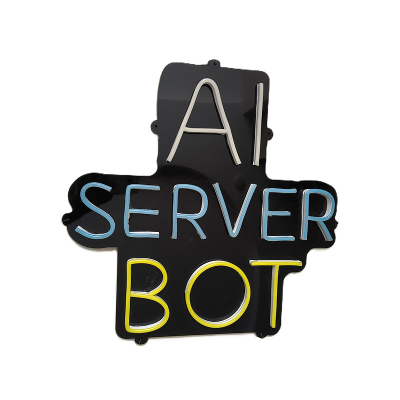 تابلو ال ای دی مدل AI SERVER BOT سایز 43*43 سانتی متر