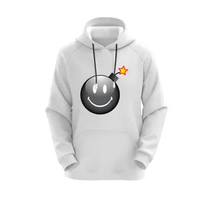 هودی زنانه مدل بمب کد J159 رنگ سفید