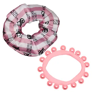 کش مو زنانه اکسسورایز مدل مروارید ساتن مجموعه 2 عددی