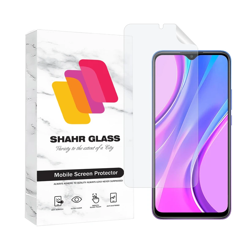      محافظ صفحه نمایش شهر گلس مدل MTNANFSH مناسب برای گوشی موبایل شیائومی Redmi 9