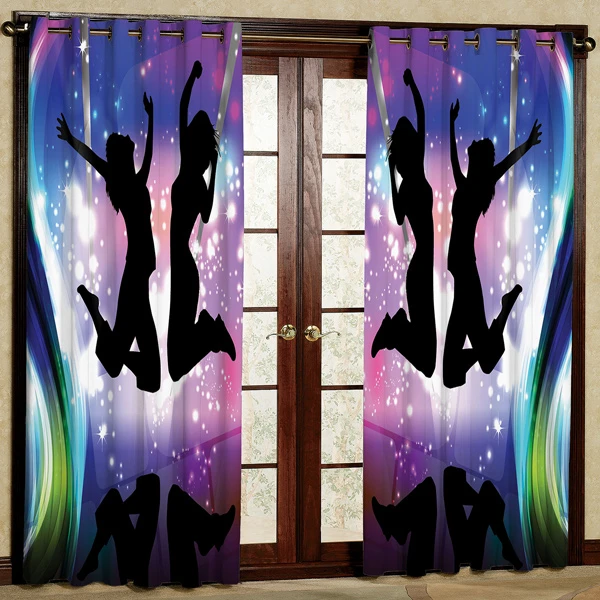 پرده مدل مخمل پانچی کد 7026 سایز 280x140 سانتی متر