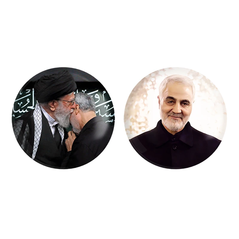 مگنت خندالو طرح سردار سلیمانی کد 25972604 مجموعه 2 عددی