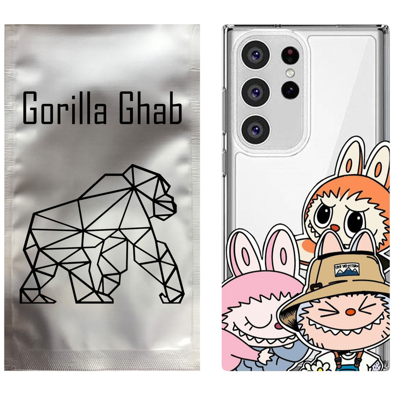 کاور گوریلا قاب مدل CLG کد 145 طرح لبوبو Labubu مناسب برای گوشی موبایل سامسونگ Galaxy S23 Ultra