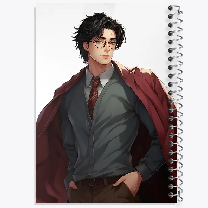 دفتر ژورنال نویسی 50 برگ خندالو مدل نقطه ای طرح هری پاتر (Harry Potter) کد N2449