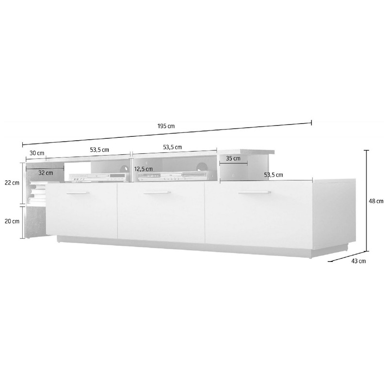 میز تلویزیون هیراد مدل TV108