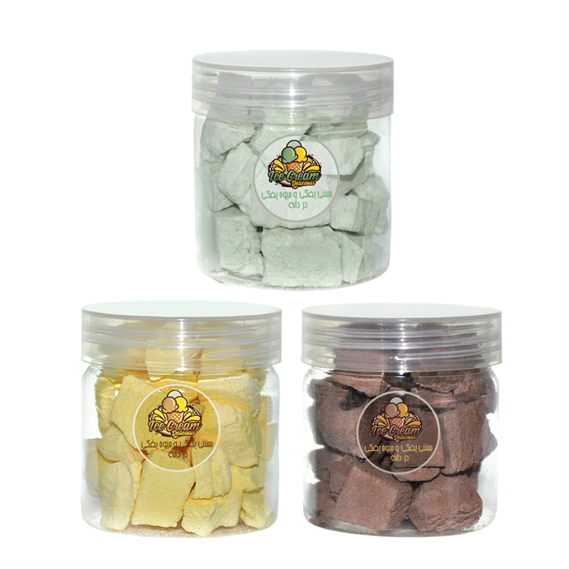 بستنی خشک شکلاتی و طالبی و زعفرانی دردانه - 120 گرم بسته 3 عددی