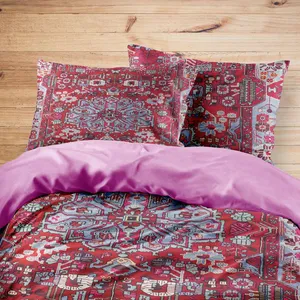 سرویس روتختی مدوپد طرح فرش نهاوند مدل C-Nahavand08 یک نفره 4 تکه