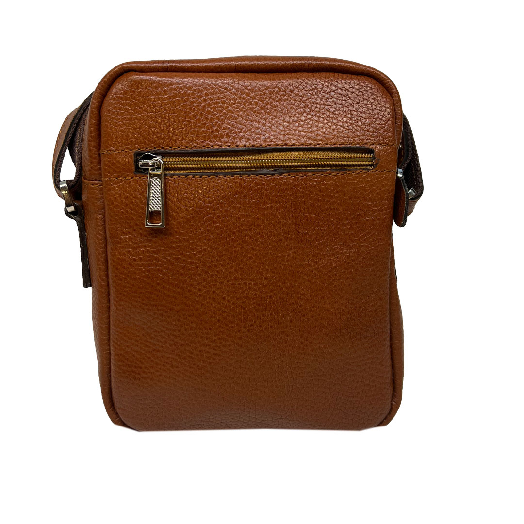 کیف رودوشی مردانه سرزمین چرم مدل رامبد کد 301307