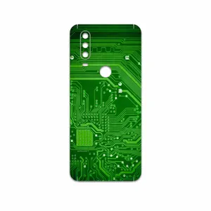 MAHOOT Green Printed Circuit Board Cover Sticker for Motorola One Action