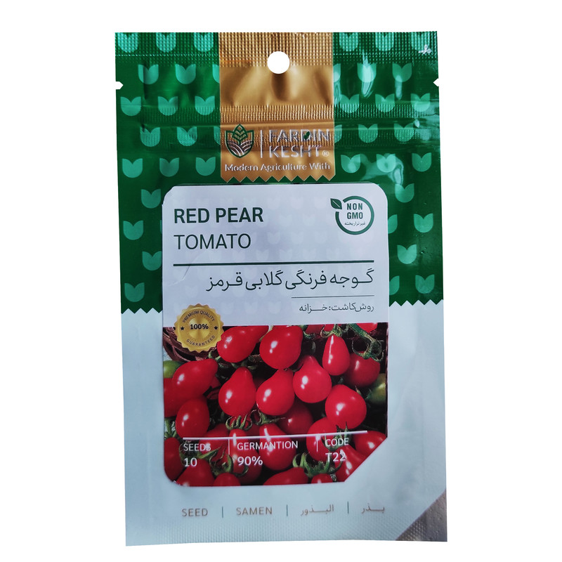 بذر گوجه فرنگی گلابی قرمز فردین کشت کد 080 بذر گوجه فرنگی گلابی قرمز فردین کشت کد 080