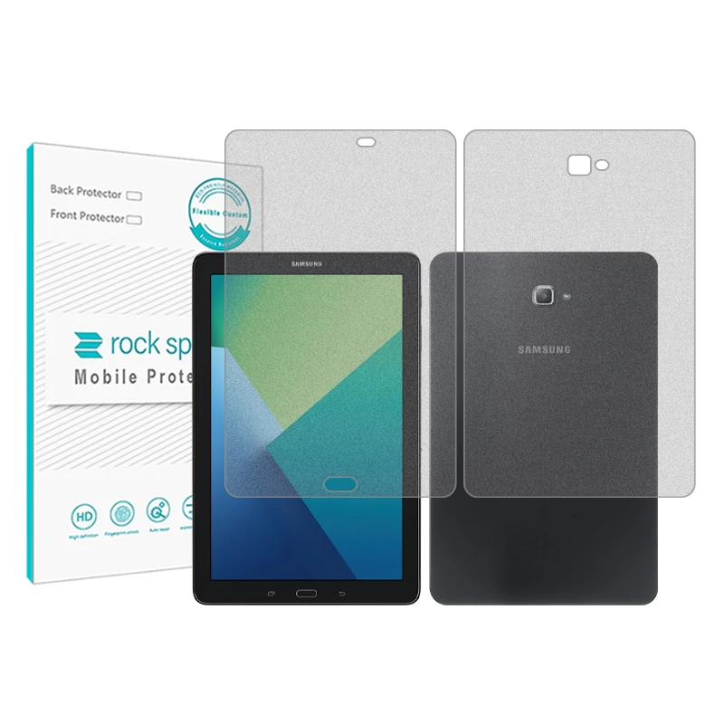محافظ صفحه نمایش مات راک اسپیس مدل HyMTT مناسب برای تبلت سامسونگ Galaxy Tab A 10.1 (2016) به همراه محافظ پشت تبلت