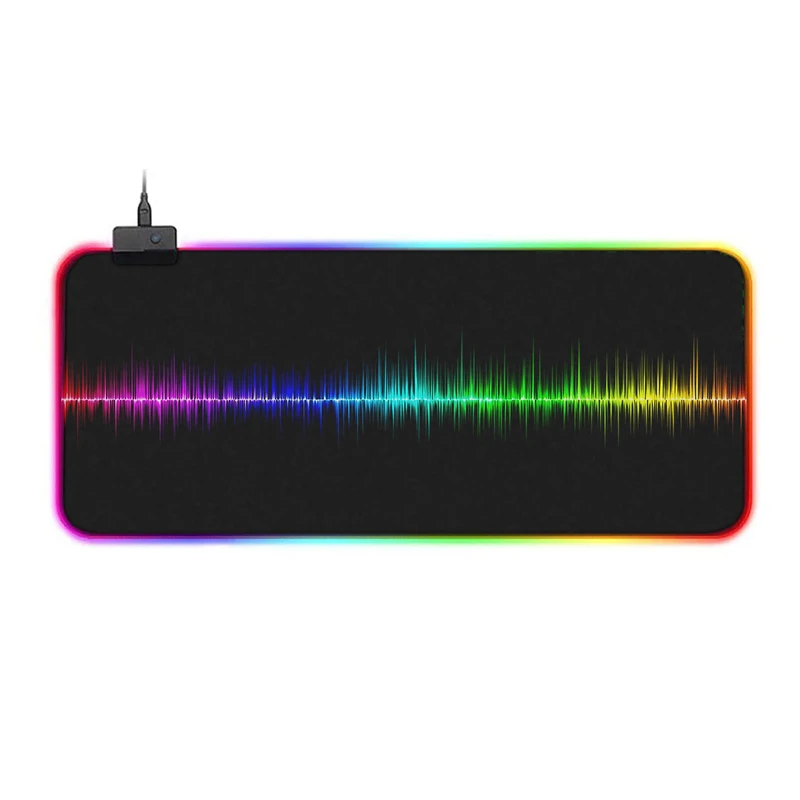 ماوس پد مخصوص بازی مدل GMS-WT-5 Soundwave Rainbow RGB