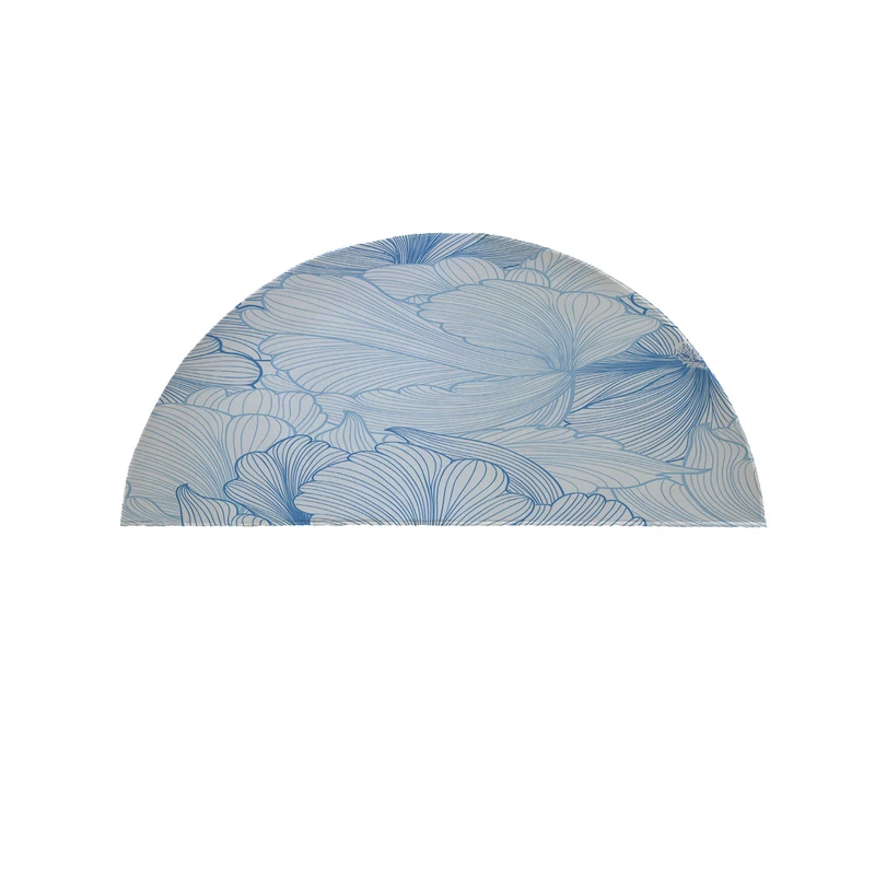 پادری مدل نیم دایره طرح ابر و بادی کد 9065 سایز 90×45 سانتی متر