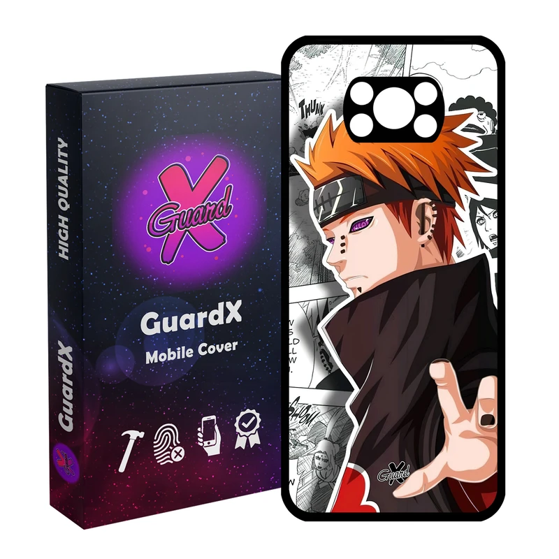 کاور گارد ایکس طرح Naruto Anime مدل Glass10554 مناسب برای گوشی موبایل شیائومی Poco X3 NFC/Poco X3/Poco X3 Pro