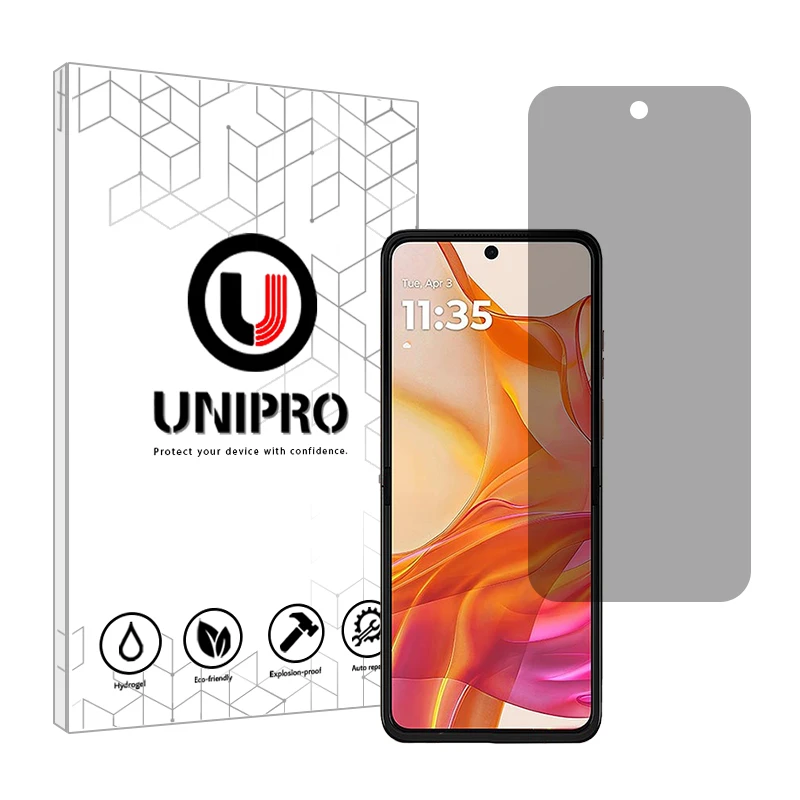 محافظ صفحه نمایش حریم شخصی یونی پرو مدل 5 Star مناسب برای گوشی موبایل موتورولا Razr 50 Ultra