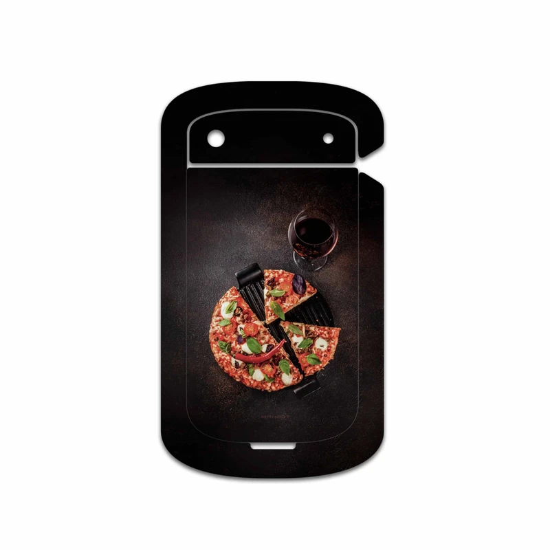 برچسب پوششی ماهوت مدل Pizza مناسب برای گوشی موبایل بلک بری Bold Touch 9900