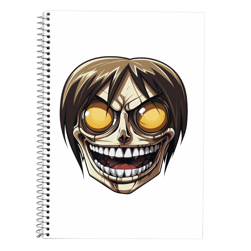 دفتر زبان 50 برگ مدوپد مدل دوخط طرح تایتان Titan کد DF11964