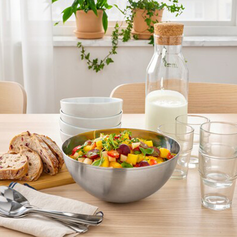 کاسه استیل ایکیا مدل BLANDA BLANK سایز 20