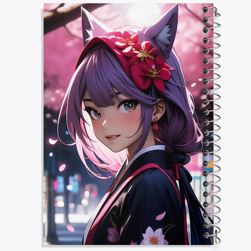 دفتر شطرنجی 50 برگ خندالو مدل دخترانه کد N1216