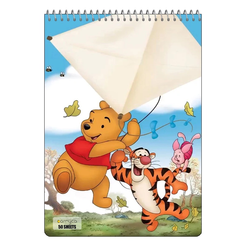 دفتر نقاشی 50 برگ سیمی کارنیکا طرح وینی خرسه Winnie the Pooh کد 72921