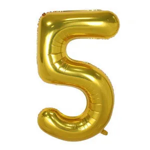 بادکنک فویلی لی لی بالن طرح عدد 5