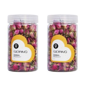 غنچه گل محمدی سیدانو - 50 گرم بسته 2 عددی
