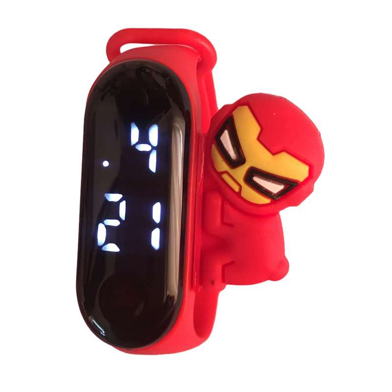 ساعت مچی دیجیتال بچگانه مدل ضد آب سیلیکونی  سوپرمن S M کد BB