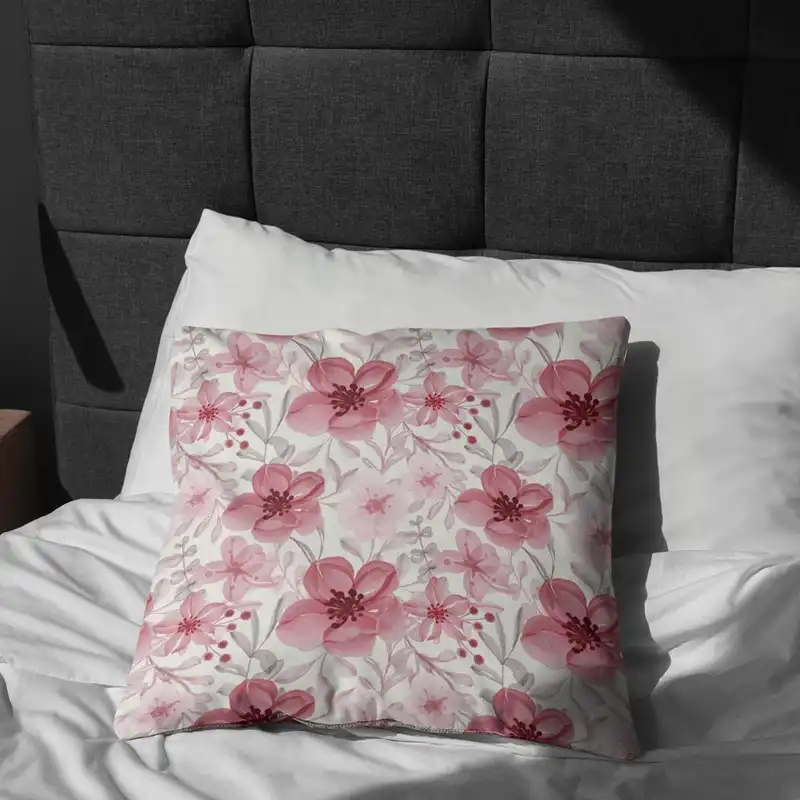 پارچه ملحفه پارچه باما مدل مخمل طرح گل  5011656