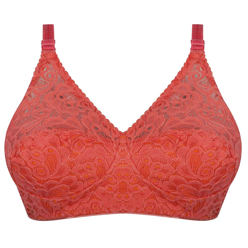 سوتین زنانه پرجامدا مدل 125013828 دانتل رنگ گلبهی -  - 1