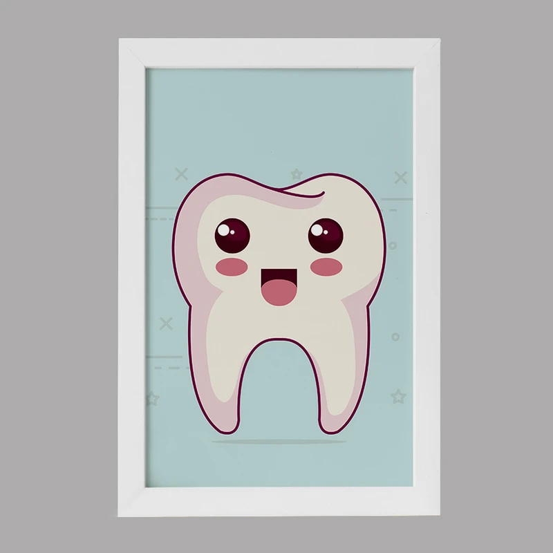 تابلو کودک خندالو مدل دندان و دندان پزشکی کودکانه کد 36757