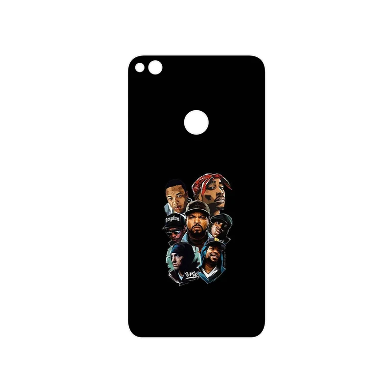 برچسب پوششی ماهوت مدل Great Rappers Digital Art مناسب برای گوشی موبایل آنر 8 Lite