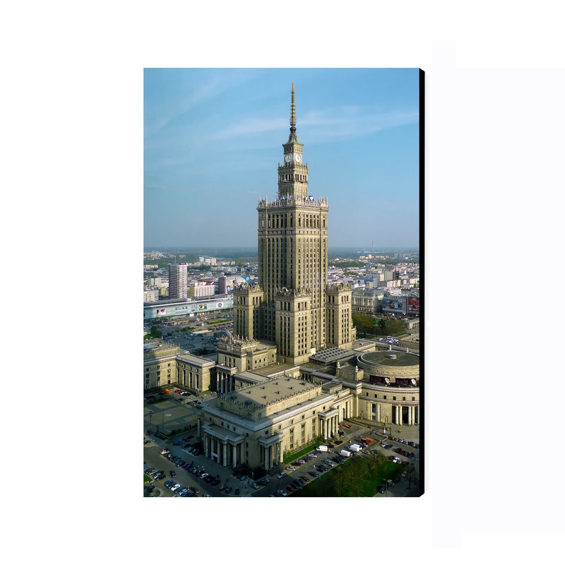 تابلو شاسی عرش طرح گردشگری لهستان مدل کاخ فرهنگ و دانش کد As5941