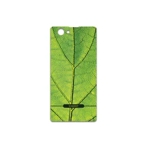 MAHOOT Leaf-Texture Cover Sticker for Sony Xperia Z1 Compact